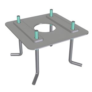 DEA TRAFIK/B Βάση εγκατάστασης μηχανισμού μπάρας